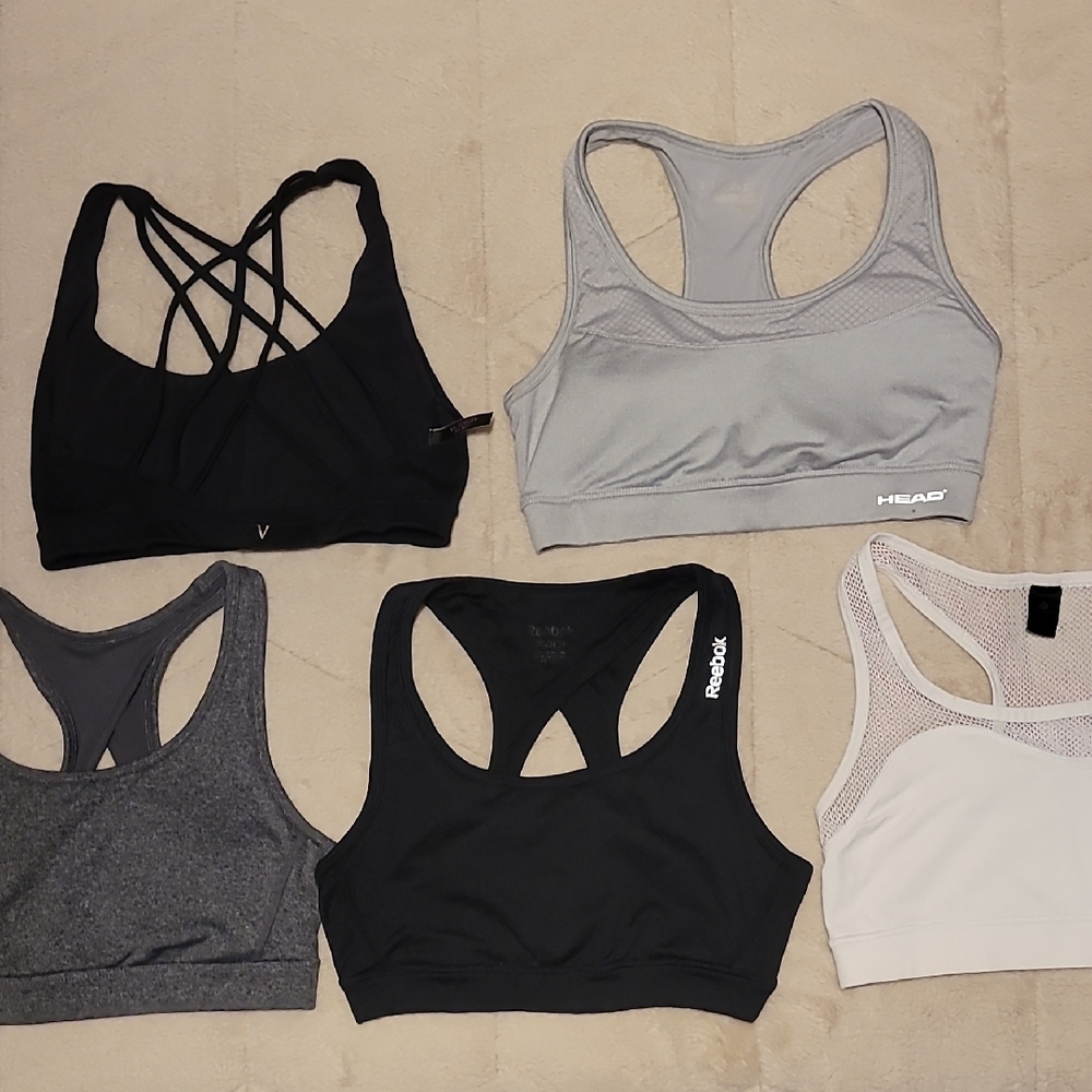 Reebok Black Sports Bra